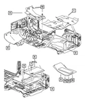 Genuine Mopar Front Floor Carpet 1ZW68DX9AC. Fixed Price $256.36.