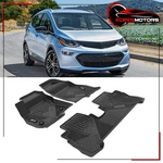 Fits 17-23 Chevrolet Bolt 3D Ikon Tpe Floor Mats Liner All Season Protectors. Fixed Price $69.99.
