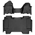 Smartliner Black 1ST & 2ND Row Over The Hump Floor Liners For Dodge Ram 1500. Fixed Price $183.99.
