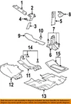 Chrysler Oem 07-10 Wrangler Pillars, Rocker Floor 1AH50XDVAG. Fixed Price $413.56.