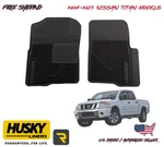 2004-2015 Nissan Titan Custom Molded Floor Mats Husky Classic Front 2PC Black. Fixed Price $106.79.
