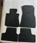 Bmw I4 Black Oem Stock Floor Mats Front And Rear Pieces. Fixed Price $135.00.