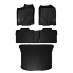Smartliner Black 1ST & 2ND Row Floor Liners Cargo For Lincoln Mkx. Fixed Price $258.99.