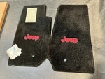 Jeep Wrangler Pc Front Black Carpet Floor Mats Red Logo 2007-2013 Lloyd. Fixed Price $125.00.