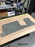 22865755 Genuine Gm 3RD-ROW One-piece Carpeted Floor Mat Titanium (2013-2017). Fixed Price $72.00.