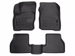Husky Weatherbeater FRONT/2ND Row Floor Mats 3PC Fits 2016-2018 Focus Black. Fixed Price $149.99.