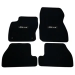 Floor Mats Fits 12-18 Ford Focus Black Nylon Carpets Front Rear W/white Emblem. Fixed Price $57.99.