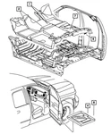 Genuine Mopar 2014-2018 Ram 2500 3500 Floor Mat Kit 1TD07DX9AB. Fixed Price $223.55.