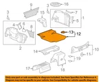 Gm Oem 2011 Regal Rear Body Interior Trim-floor Mat 13315670. Fixed Price $85.66.