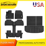 3D Floor Mats + Backrest Cargo Liner For 2020 - 2025 Kia Telluride Tpe. Fixed Price $107.35.