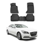 Omac Floor Mats Liner For Hyundai Genesis 2015-2016 Black Tpe All-weather 4 Pcs. Fixed Price $78.19.