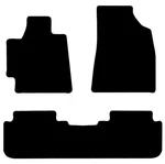 Toyota Highlander 2008-2013 Custom Fit Carpet Floor Mats Colors Available. Fixed Price $85.00.