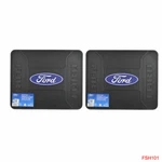 New 2PC Set Ford Elite Back / Rear Utility Heavy Duty Rubber Floor Mats. Fixed Price $37.74.