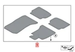Bmw Alpina B7 G12 725LD 730LD Set Of Floor Mats Velours 51477427838 No Duties. Fixed Price $299.83.