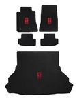2016-2020 Shelby Black Velourtex 5PC Front Floor Rear Trunk Mat Red GT350R Snake. Fixed Price $361.98.