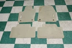 14-22 Grand Cherokee *stained* Tan Carpeted Front Rear Lh Rh Floor Mats Set 4X. Fixed Price $70.99.