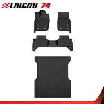 Tpe Floor Mats Row&trunk Cargo For 2024-2026 Toyota Tacoma Double Cab 4PCS. Fixed Price $127.84.