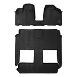 Smartliner Black 1ST, 2ND, & 3RD Row Floor Liners For Chrysler Town Country. Fixed Price $183.99.