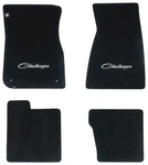 1970-71 Mopar Ultimat Challenger Logo Floor Mats Black With Silver. Fixed Price $207.99.
