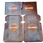Harley Davidson Floor Mats Set 4 Rubber Bar Shield Logo Car Truck Hd. Fixed Price $84.99.