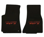 2008-2010 Dodge Challenger Ebony Black 2PC Front Floor Mats Red SRT-8 Logos. Fixed Price $160.99.