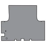 Trunk Floor Mat Cover For 66-67 Plymouth Gtx Convertible Rubber Gray Herringbone. Fixed Price $293.94.