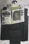 Armor All 79930 Smart Fit Black Rubber Cut To Floor Mats. Fixed Price $19.30.