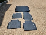 Porsche Cayenne 9Y0 Oem Genuine Black Rubber Floor Carpet Mat & Cargo Tray Cover. Fixed Price $350.00.