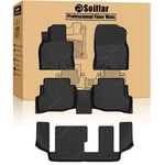 Tpe Floor Mats Liners Fits 2016-2023 Mazda CX-9 7-PASSENGERS All-weather Black. Fixed Price $83.19.