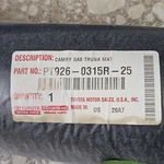 Toyota Camry PT926-0315R-25 Gas Trunk Mat Gray New. Fixed Price $29.99.