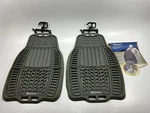 (2) Compact Work Truck Rubber Floor Liner Mats Heavy Duty 28"X18-1/2". Fixed Price $26.95.