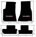 New! Black Carpet Floor Mats 2008-2010 Challenger Embroidered SRT8 Logo Set 4. Fixed Price $180.99.