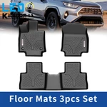 3D Floor Mats For 2019- 2025 Toyota RAV4 All Weather Tpe Rubber Car Liners. Fixed Price $64.49.