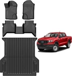 Aomsazto Floor & Bed Mats 2024-2025 Ford Ranger Supercrew Cab 5FT Black. Fixed Price $119.99.