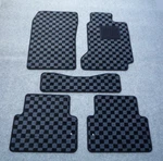 Toyota Supra JZA70 JZA80 Floor Mats New Japan Made Black Check Pattern. Fixed Price $209.99.