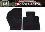 Honda Genuine S2000 Floor Mat Set Black Lhd W/red Letters 83600-S2A-A01ZA New. Fixed Price $268.90.