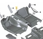 Bmw 520I Front Floor Trim Panel 2013 Used Oem 51477224517. Fixed Price $379.82.