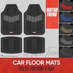 Bdk 3-PIECE Gray Rubber Floor Mats (front + Rear), Heavy Duty Universal Fit L.... Fixed Price $38.99.