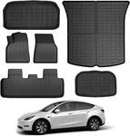 Custom Fit Floor Mats For Tesla Model Y 5-SEATER 2020-2024, All-weather Cargo. Fixed Price $98.88.