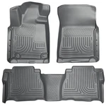 Grey Husky Liners Weatherbeater Floor Mats 2010-2011 Toyota Tundra Row. Fixed Price $179.95.
