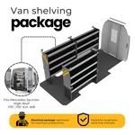 Electrical Steel Shelving Fits Mercedes Sprinter Hr 170"/170" Ext. Wb DHL-11. Fixed Price $6218.28.