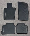Porsche Panamera Rubber Weather Floor Mats 4 Pcs Black Genuine United Kingdom. Fixed Price $199.99.