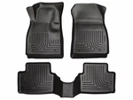 Husky Weatherbeater FRONT/2ND Row Floor Mats 3PC Fits 2012-2020 Chevy Sonic Blk. Fixed Price $149.99.