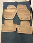 11-18 Volvo S60 Beige Rubber All Weather Floor Mats 31377830. Fixed Price $45.00.