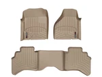 Weathertech Floorliner For 2003-2008 Dodge Ram Truck 1500 1ST & 2ND Row, Tan. Fixed Price $221.90.