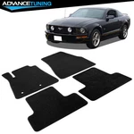 Fits 05-09 Ford Mustang Coupe Oe Fitment Car Floor Mats Front & Rear Black Nylon. Fixed Price $59.99.