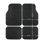 Universal Floor Liners 4PC Set Rubber Mats All Weather Protection Car Suv Truck. Fixed Price $25.18.