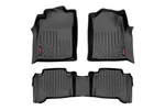 Rough Country Front/rear Floor Liners Black For 05-11 Tacoma Double M-75113. Fixed Price $159.95.