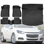 3D Tpe Floor Mats & Trunk Cargo Liner All Weather Fits 2013-2015 Chevy Malibu. Fixed Price $186.49.
