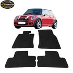 Fits 02-06 Mini Cooper Floor Mats Carpets Front & Rear 4 Piece Black Nylon. Fixed Price $55.99.